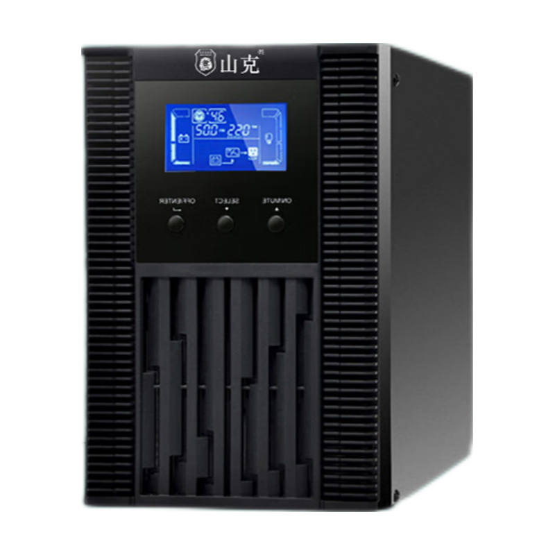  山克 在线式 UPS不间断电源 外接电池  4h