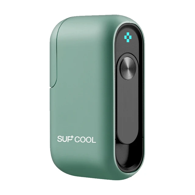  SUPCOOL/超炫 口气清新 男士电子口腔喷雾器+替换弹  雪山西瓜冰 暗夜绿