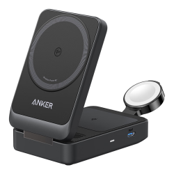 Anker qi2认证 磁吸无线充电器 单Type-C口 单头 黑 15W