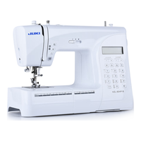  JUKI/重机 锁边 家用电子台式多功能缝纫机  白色