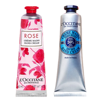  L'OCCITANE/欧舒丹 保湿滋润 护手霜组合礼盒  樱花+玫瑰 30ml+30ml