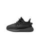 阿迪达斯 YEEZY BOOST 350 V2 运动鞋儿童 网布侧透 拼接 小童/暗黑色