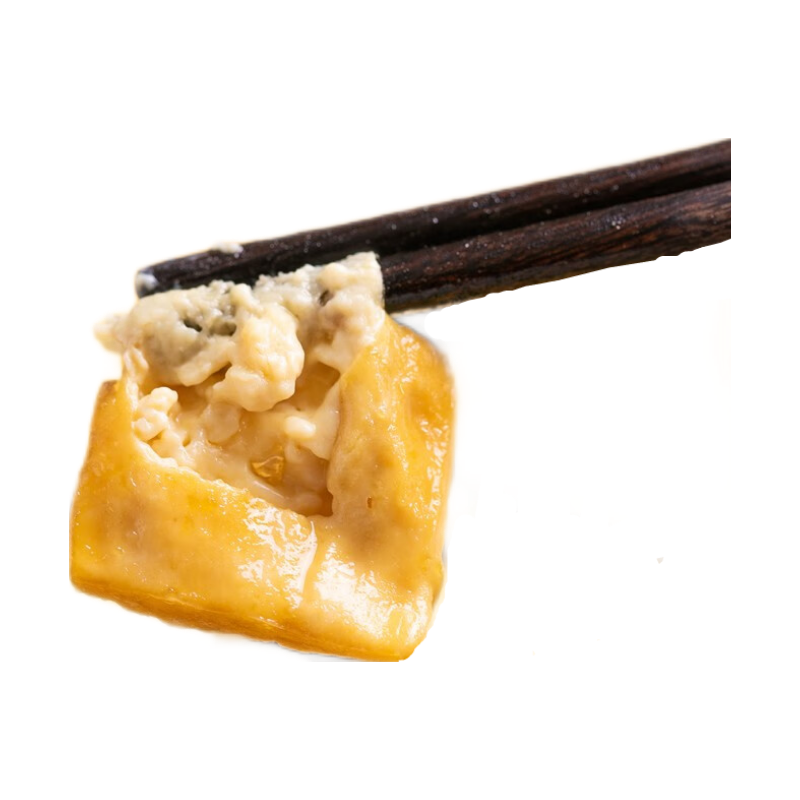 黔小二 爆浆小豆腐 辣椒面  1盒500克【约100片＋1包辣椒面 盒装 500g
