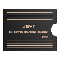  JEYI/佳翼 纯铜导热 M.2散热片  纯铜散热片
