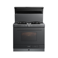 火星人集成灶X5BC06 蒸烤一体集成灶 蒸烤消炸四合一 油烟机 燃气灶 天然气左排烟 天然气12T