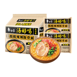 白象 汤好喝方便面老母鸡汤  西红柿牛腩124.5g*5袋