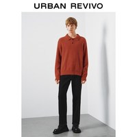  URBAN REVIVO 时尚毛绒 男士针织衫