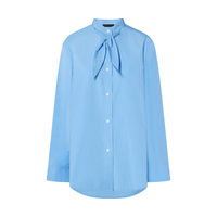  MO&Co./摩安珂 弹力棉质 女士衬衫+领巾