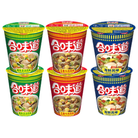NISSIN/日清食品 混合口味 方便面 3种口味6杯装 462g