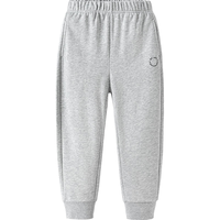 森马 Semir儿童童装长裤2024年春男童女童日常休闲裤简约运动慢跑裤 浅花灰00205-脚口罗纹款 120cm