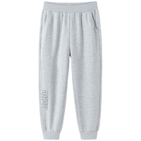 巴拉巴拉 儿童裤子童装春秋款运动裤2024中大童男童休闲卫裤潮208124108108 浅花灰00205 160cm