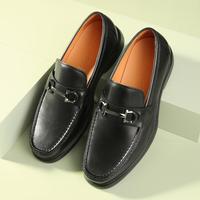 限尺码：S.T.Dupont 男士商务正装鞋 牛皮革乐福鞋