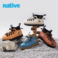 百亿补贴：native 秋冬儿童欧包靴户外休闲鞋