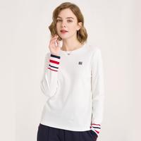 ELLE Active 女式长袖T恤 纯棉