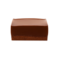 芝洛洛 冰山布蕾熔岩巧克力100g*4盒奶油黑巧可可芝士布蕾蛋糕点心甜品