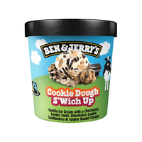  BEN&JERRY'S 海外 冰淇淋  【口味】大块曲奇口味 465mL