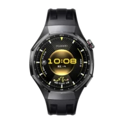 华为 WATCH GT 6 Pro 蓝牙版 智能手表 45.6mm 曜石黑 氟橡胶表带