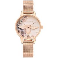 OLIVIA BURTON 奥利·维亚布顿 3D Bees蜜蜂系列 30毫米石英腕表