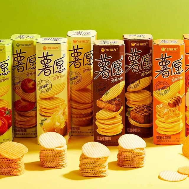 好丽友 薯愿薯片*6包 组合装
