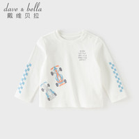 DAVE&BELLA/戴维贝拉 纯棉 儿童长袖T恤