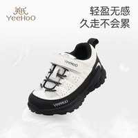  YeeHoO/英氏 软底 儿童学步鞋 米黑色 30 内长19.6cm 适合脚长18.8-19.1cm