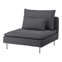 IKEA/宜家 现代简约北欧风 单人沙发 *中灰色刚纳瑞德沙发
