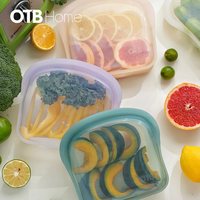 OTB 硅胶密封保鲜袋 300ml 立体透明色