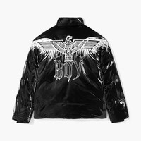 移动端：BOY LONDON BOYLONDON短款羽绒服款冬季潮牌夜光印花加厚外套90绒N28900