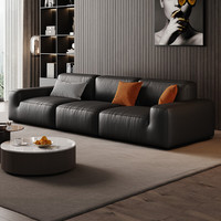  ZHONG·PAI/中派 头层牛皮 真皮沙发+脚踏