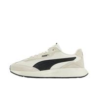 PUMA 复古 拼接 运动休闲鞋 RUNTAMED WIND 米白色/黑色 42