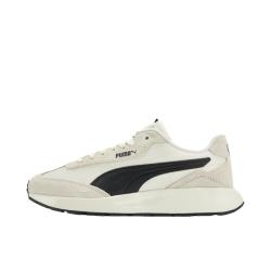 PUMA 复古 拼接 运动休闲鞋 RUNTAMED WIND 米白色/黑色 42