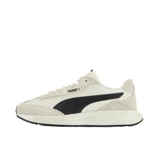 PUMA 复古 拼接 运动休闲鞋 RUNTAMED WIND 米白色/黑色 42
