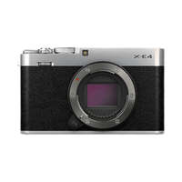 FUJIFILM 富士 X-E4 APS-C画幅 微单相机 银色 XF 27mm F2.8 R WR 定焦镜头 单头套机