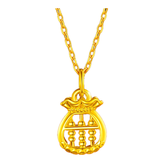  SINCE/老鳳祥 足金吊坠