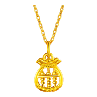  SINCE/老鳳祥 足金吊坠