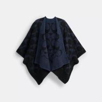 年货大集、新补货：COACH 女士经典 Logo 披肩斗篷
