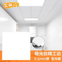 上龙 集成吊顶铝扣板 300*300 哑光白 厨房卫生间吊顶材料