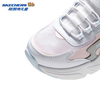  SKECHERS/斯凯奇 耐磨 儿童运动鞋 女童/白色/粉色 /WPK 30