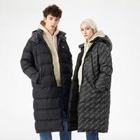 今日必买：LACOSTE 情侣时尚长款羽绒服 双面可穿立领
