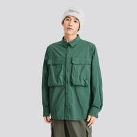 斯凯奇 男士长袖衫秋冬季长袖衬衫