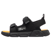 特步（XTEP）儿童童鞋夏季凉鞋男童幼小童透气露趾沙滩鞋 黑 32码