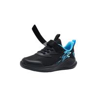  QIAODAN/乔丹 软底网面 儿童跑步鞋 黑色/鲲鹏蓝 31