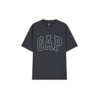 Gap 盖璞 男士撞色logo圆领短袖T恤 544465 藏青色 XXL