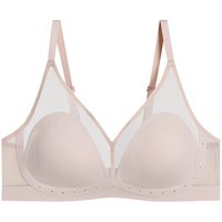 爱慕【氧气贴贴】轻薄520透气无钢圈小胸聚拢软支撑文胸 小贴贴-香木肤【小胸服帖】 M 165