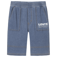 Levi's李维斯童装男童短裤梭织牛仔裤24夏季亲肤五分裤子 苍穹蓝 110/50(4)