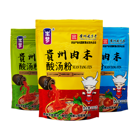  玉梦 贵州特产 酸汤粉  肉沫酸汤粉200g*3袋 袋装 600g
