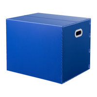 昂图搬家纸箱收纳整理寄快递行李打包袋箱子特大号可折叠特硬加厚 蓝色-5个装特大号【含魔术贴】