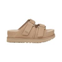 UGG 夏季女士休闲舒适纯色厚底露趾可调式鞋面束带凉拖1155458 沙色 40