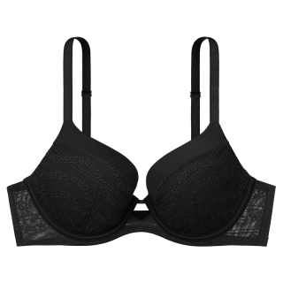 维密 Logo印花 女士文胸  54A2黑曜石 11250427 38/85C
