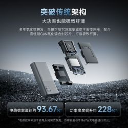 酷态科 6号卡片式氮化镓充电器 65W